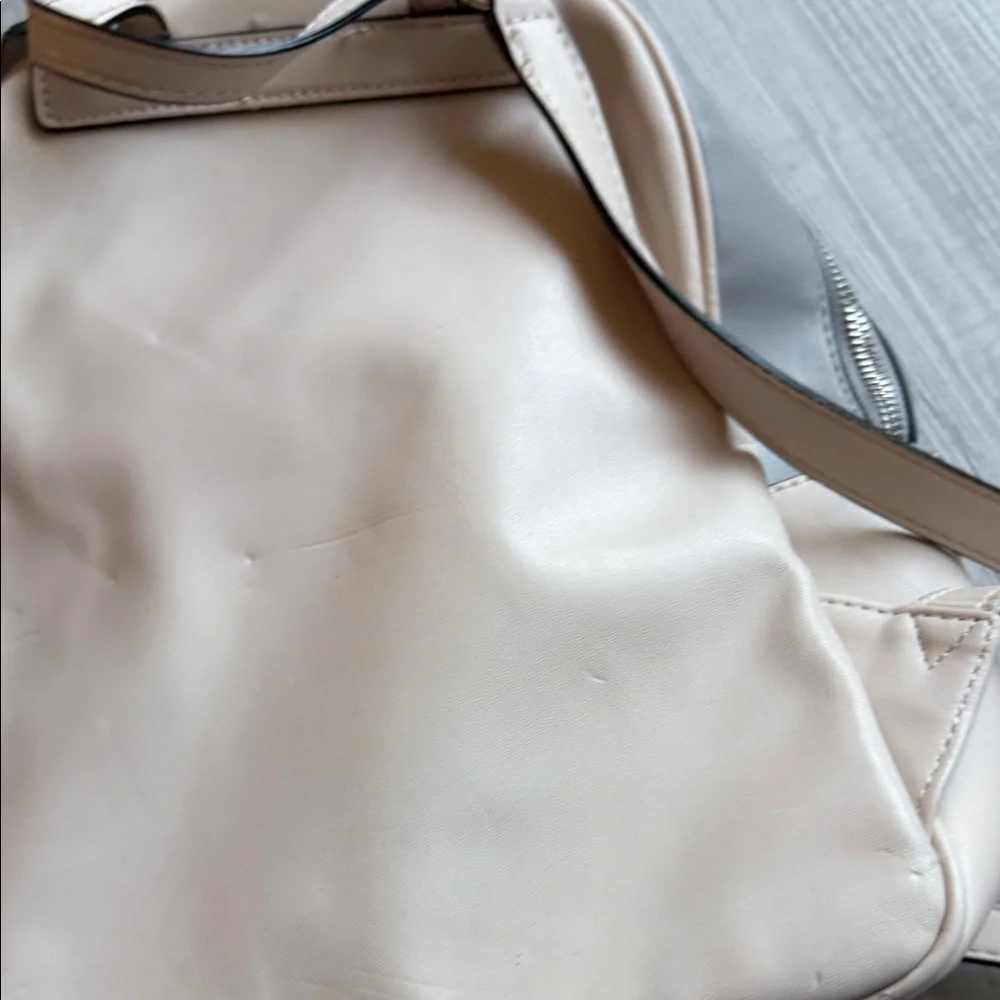 GUESS Cream Faux Leather‎ Backpack